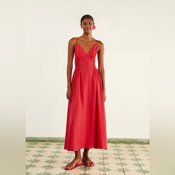 FARM Rio Dresses & Skirts - Farm Rio Elegant Red Maxi Dress